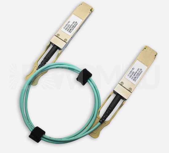 Active Optical Cable, QSFP28, 100 Гб/с, до 100м - ДВДМ.РУ (DSO-AOC-100-X)