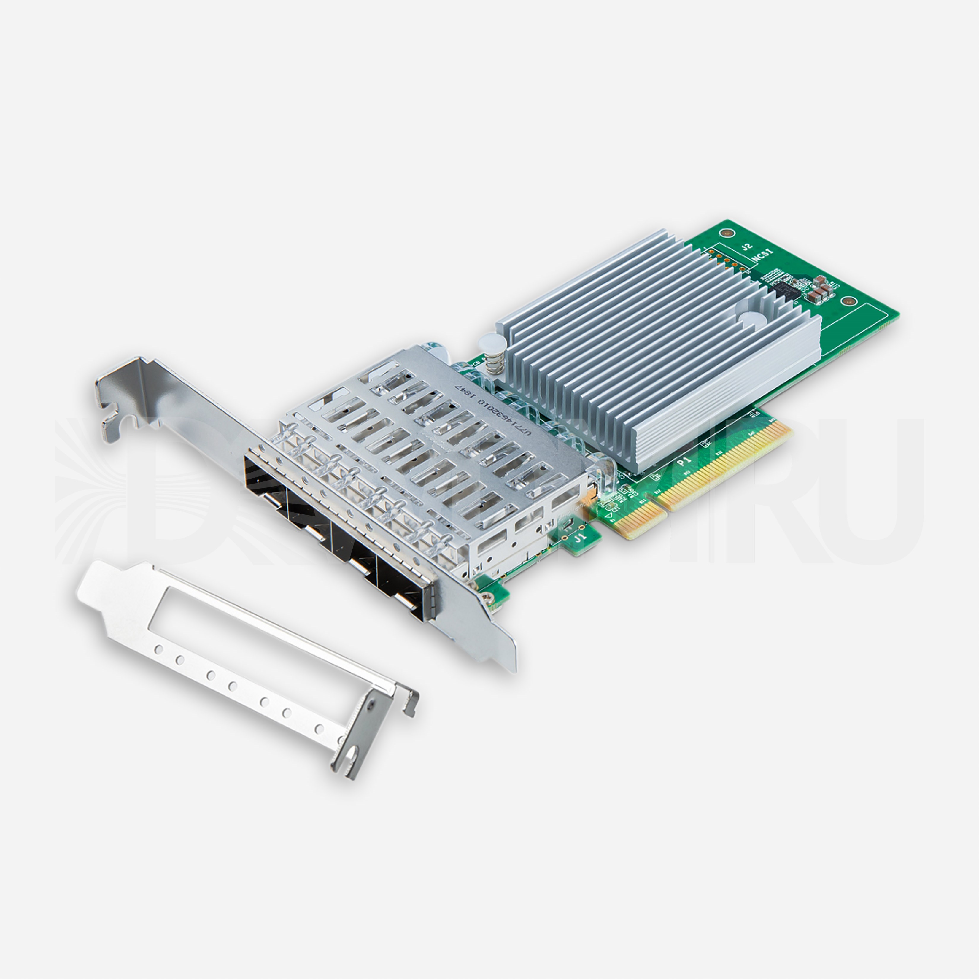Сетевая карта 10 Gb/s (NIC), 2 порта SFP+, Intel XL710-BM2 Controller, PCIe 3.0 X8 - ДВДМ.РУ (DSO-N-10G2S1-XL710-X30-8)